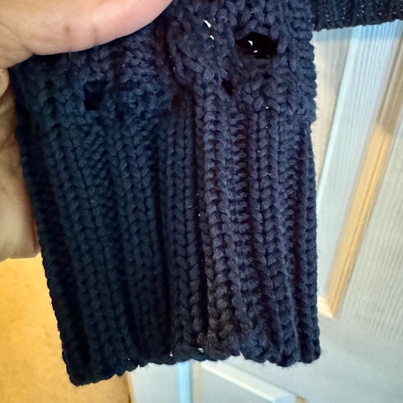 La Joie Crochet Stitch Bomber Jacket - Picture 8 of 8